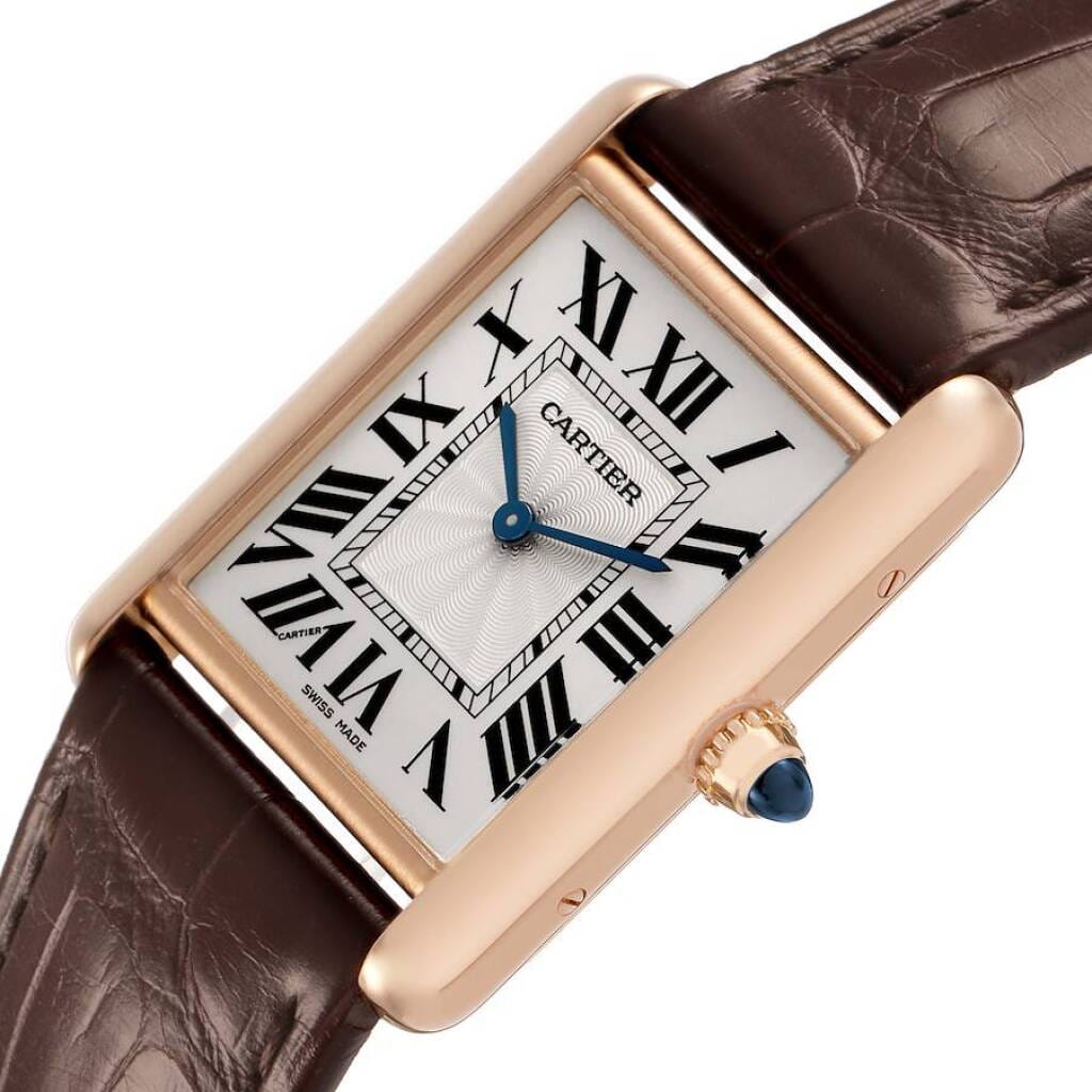 Tank Louis (Reference WGTA0011). A 33.7mm rose gold manual wind wristwatch. 2020