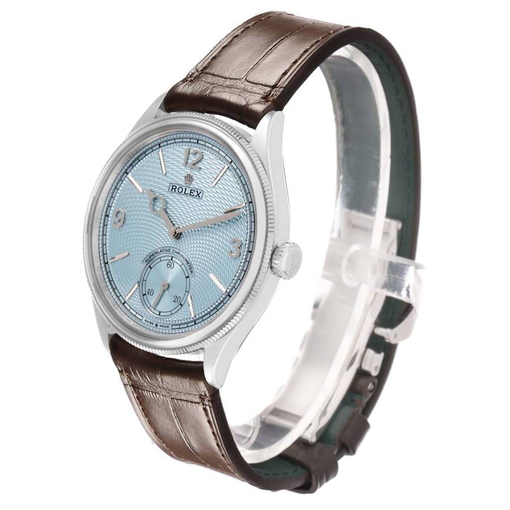 1908 Ice Blue Dial (Reference 52506). A 39mm platinum automatic wristwatch. 2026