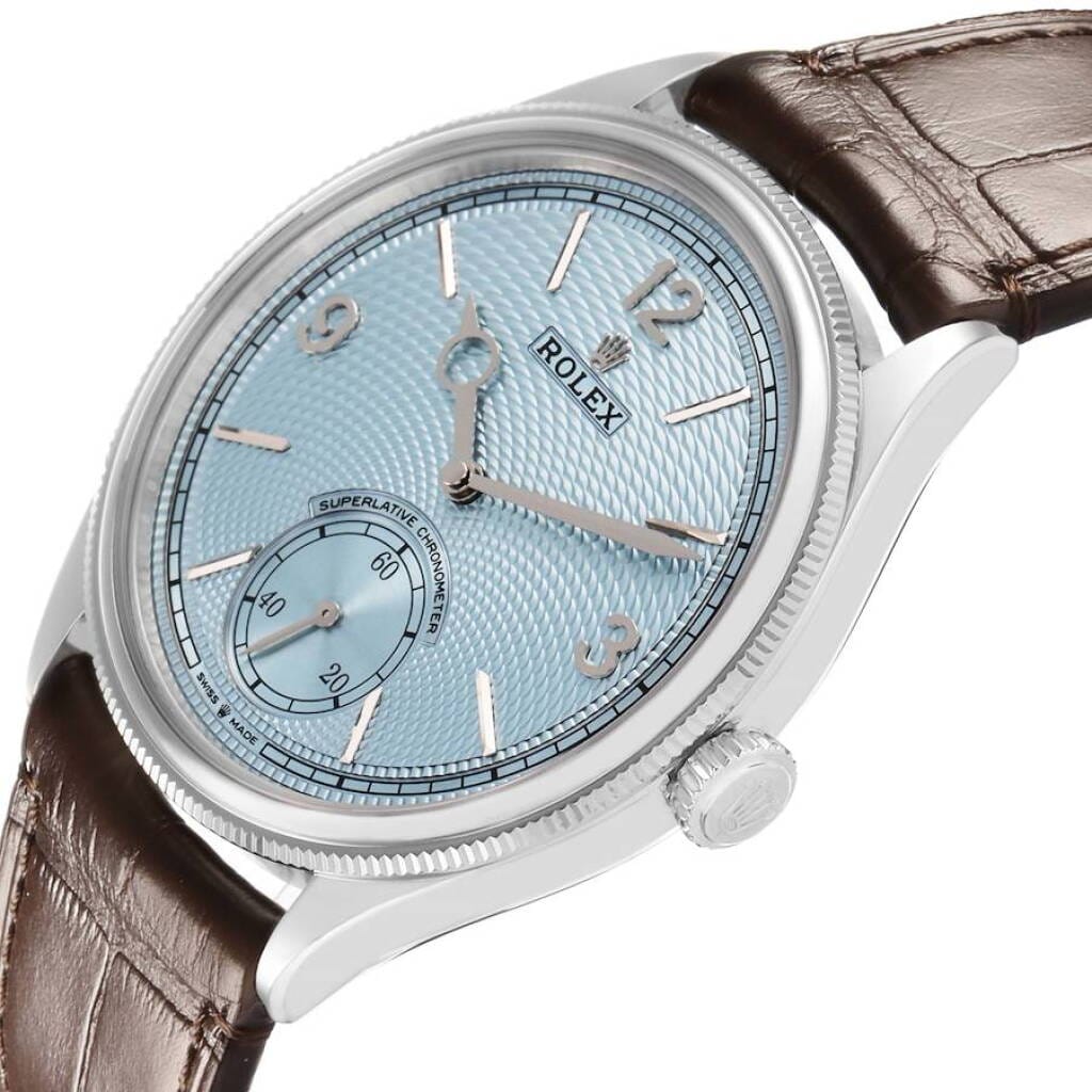 1908 Ice Blue Dial (Reference 52506). A 39mm platinum automatic wristwatch. 2026