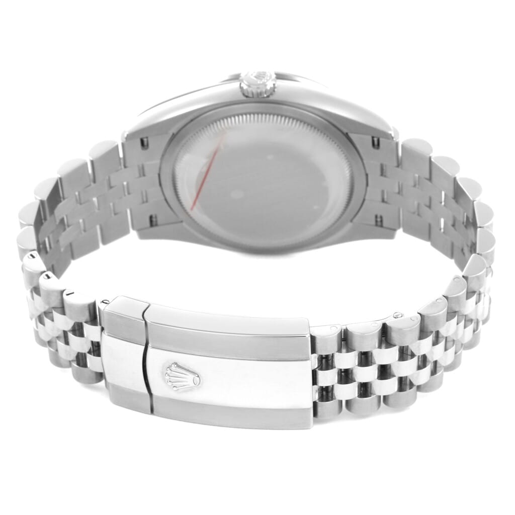 Datejust 'Anniversary' Dial (Reference 126284RBR). A 36mm stainless steel white gold diamond-set automatic wristwatch with date. 2021