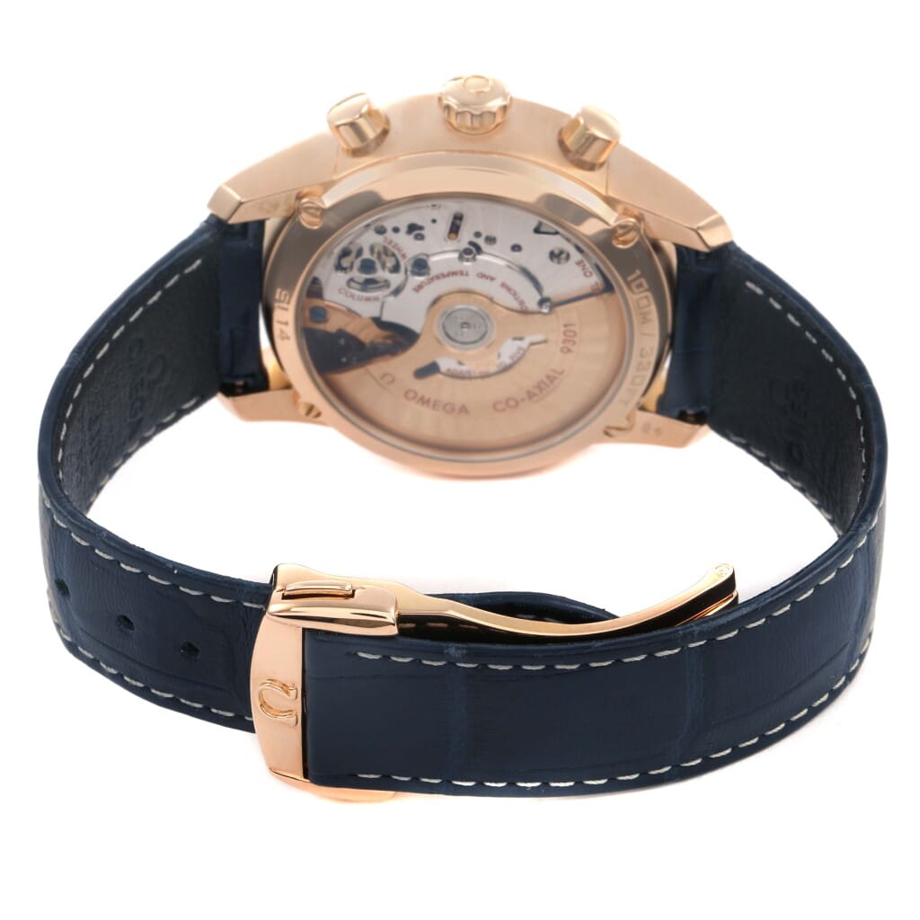 De Ville Hour Vision (Reference 431.53.42.51.03.001). A 42mm rose gold automatic wristwatch with date and chronograph.