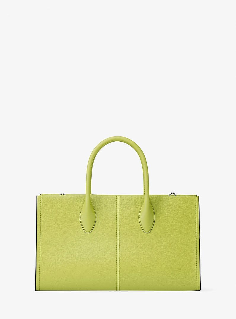 Mirella Medium Pebbled Leather Satchel
