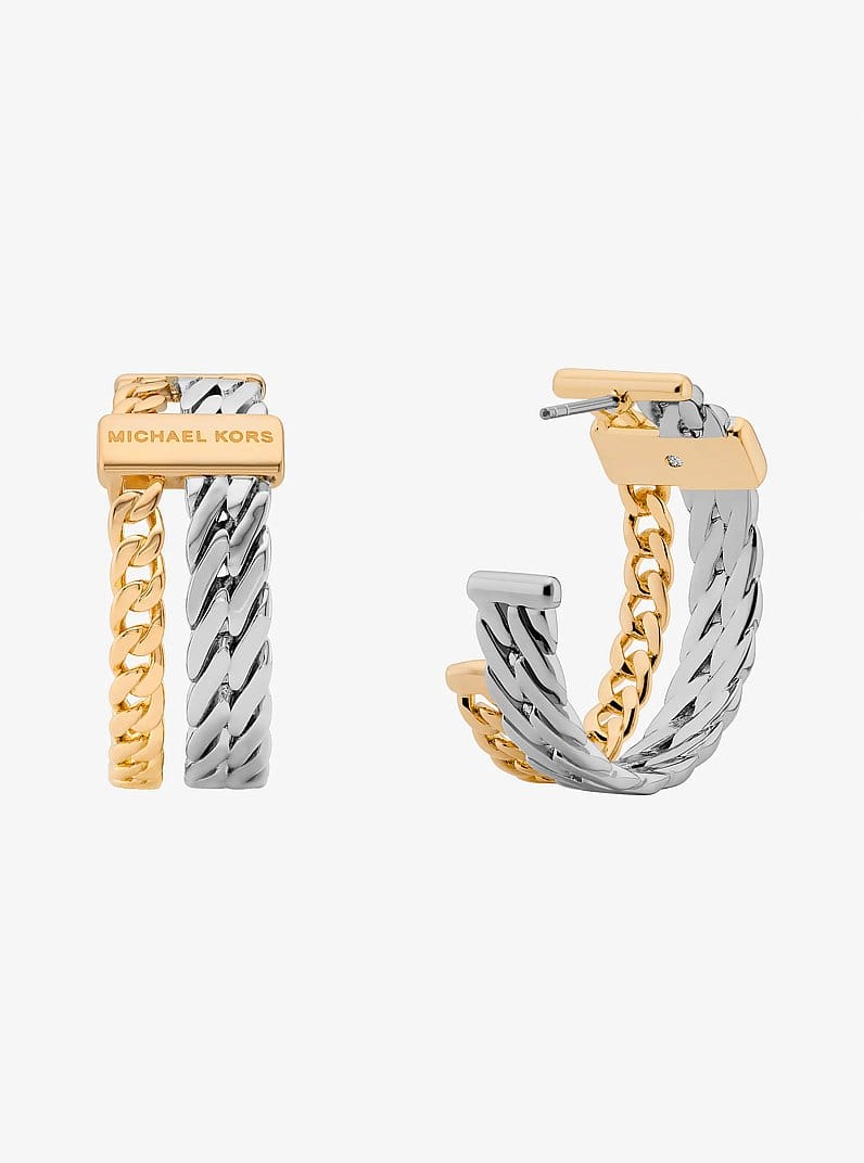 Double Layered Hoop Earrings