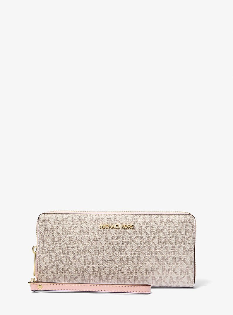 Jet Set Travel Large Logo Continental Wristlet