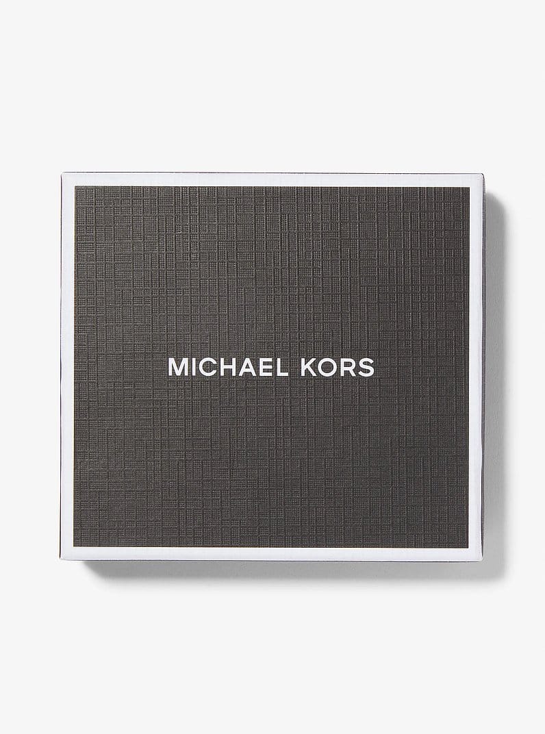 Signature Logo Billfold Wallet and Belt Gift Set