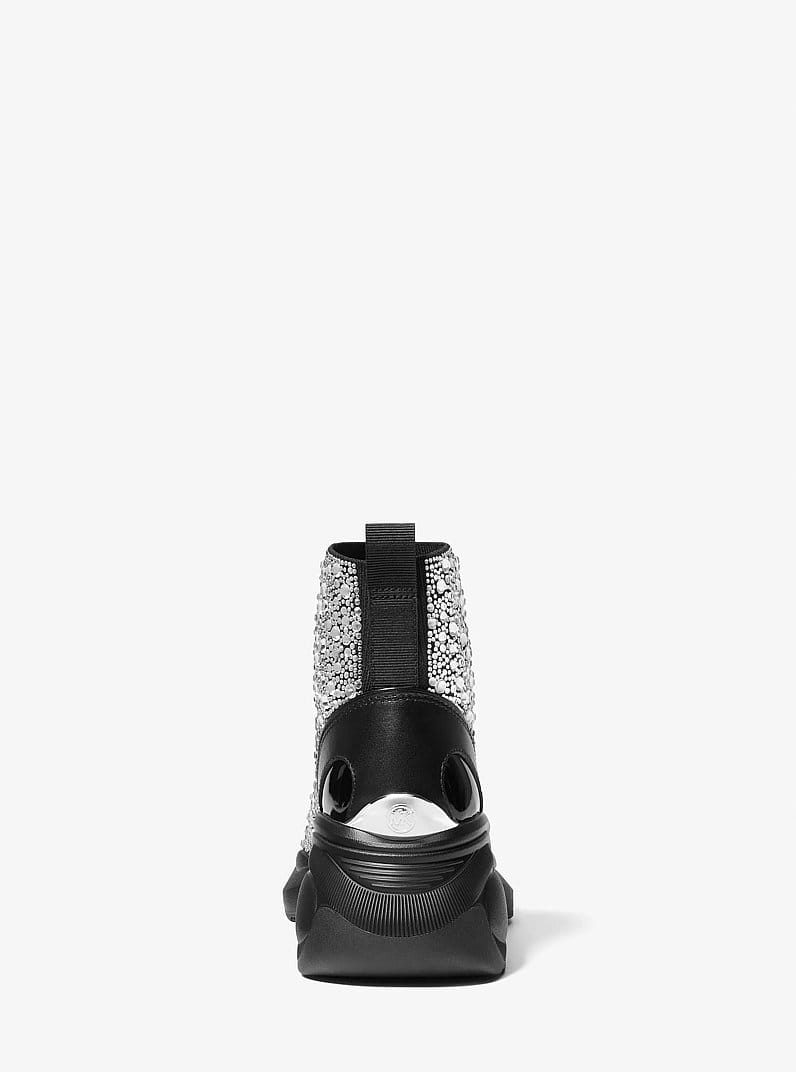 Zuma Embellished Stretch Knit Sock Sneaker