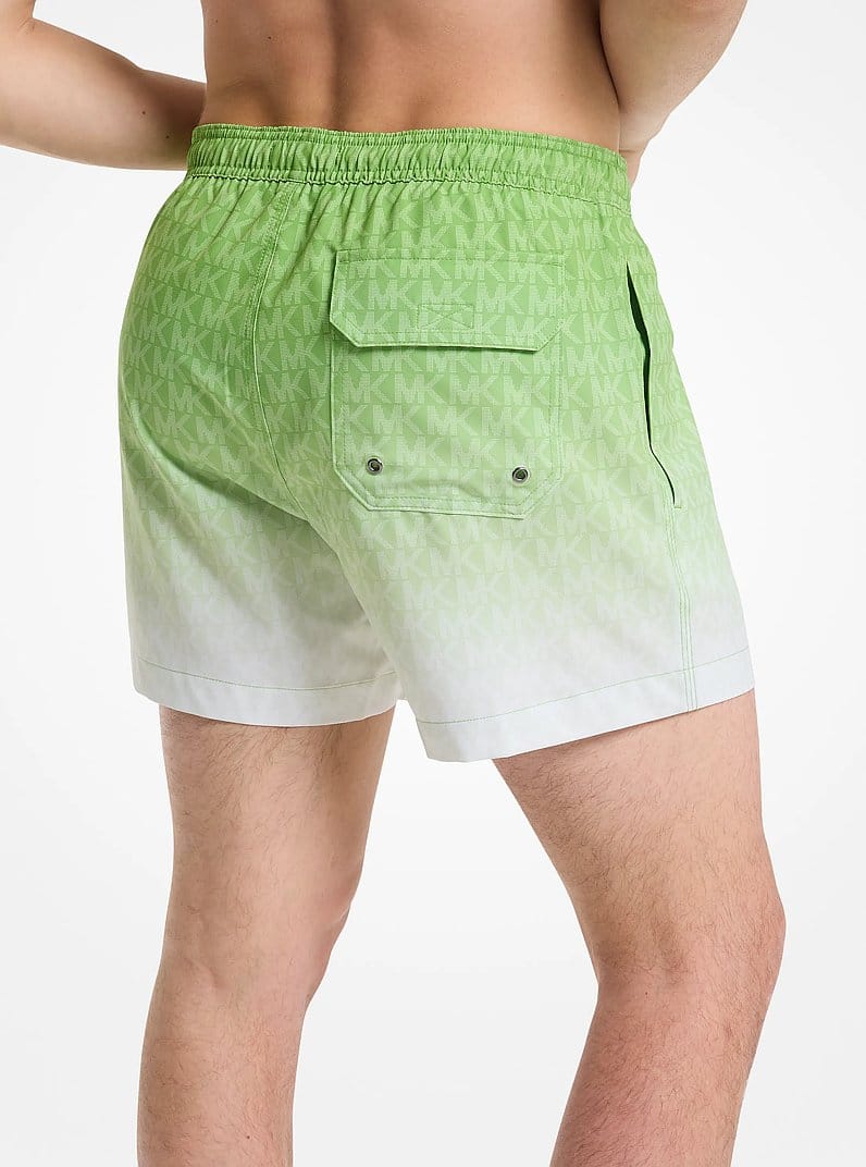 Ombré Signature Logo Swim Trunks