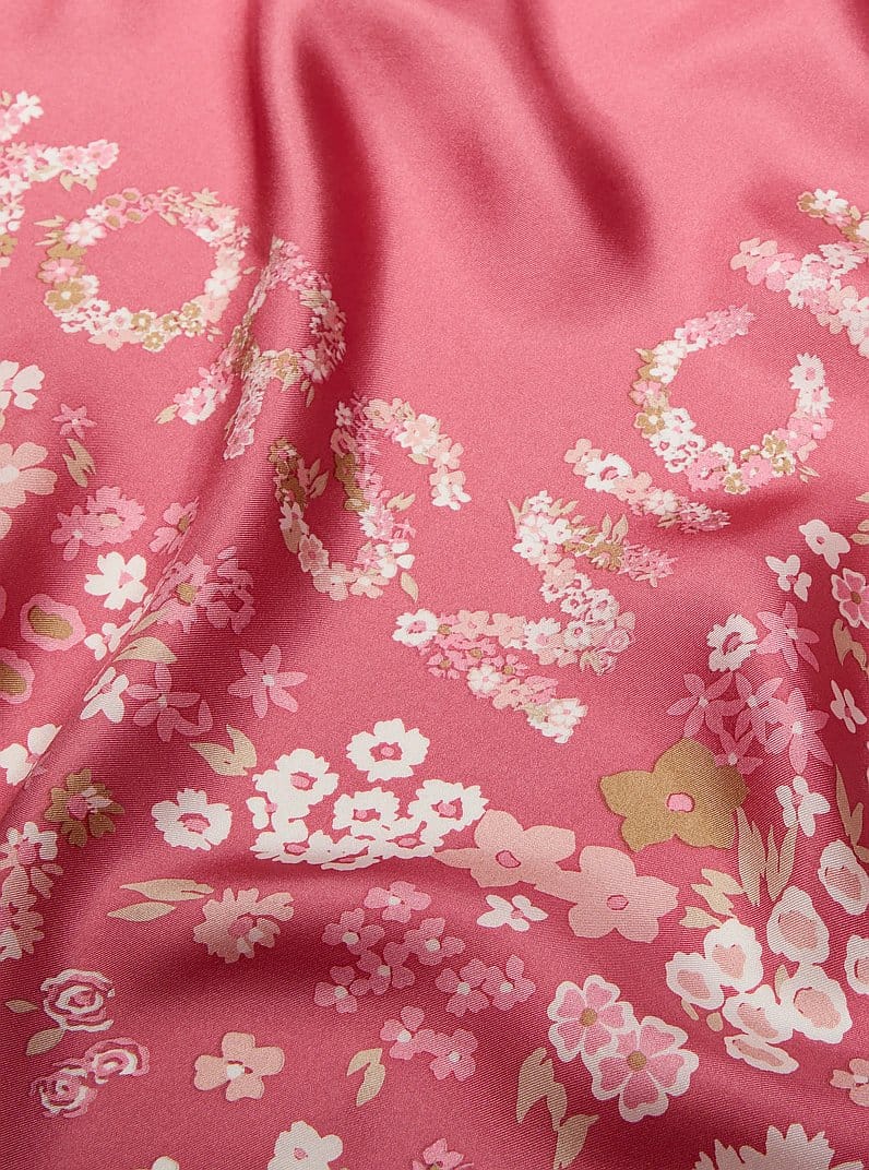 Floral Silk Scarf