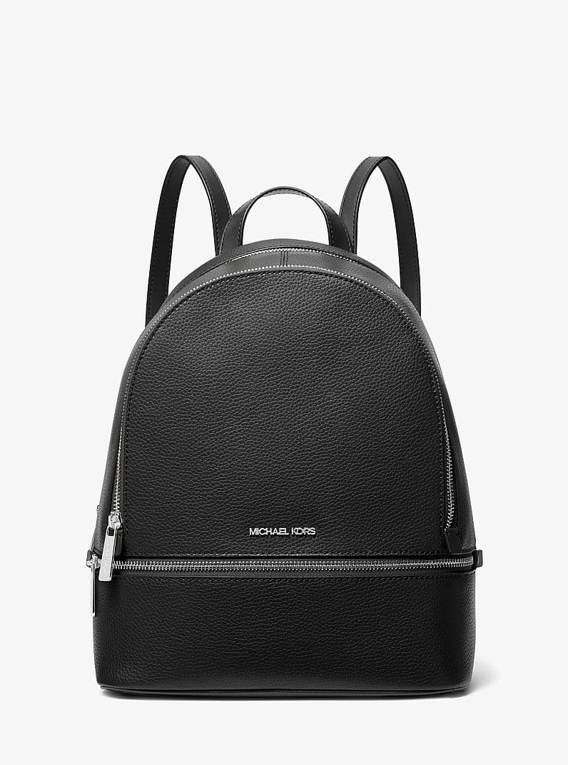 Rhea Medium Pebbled Leather Backpack