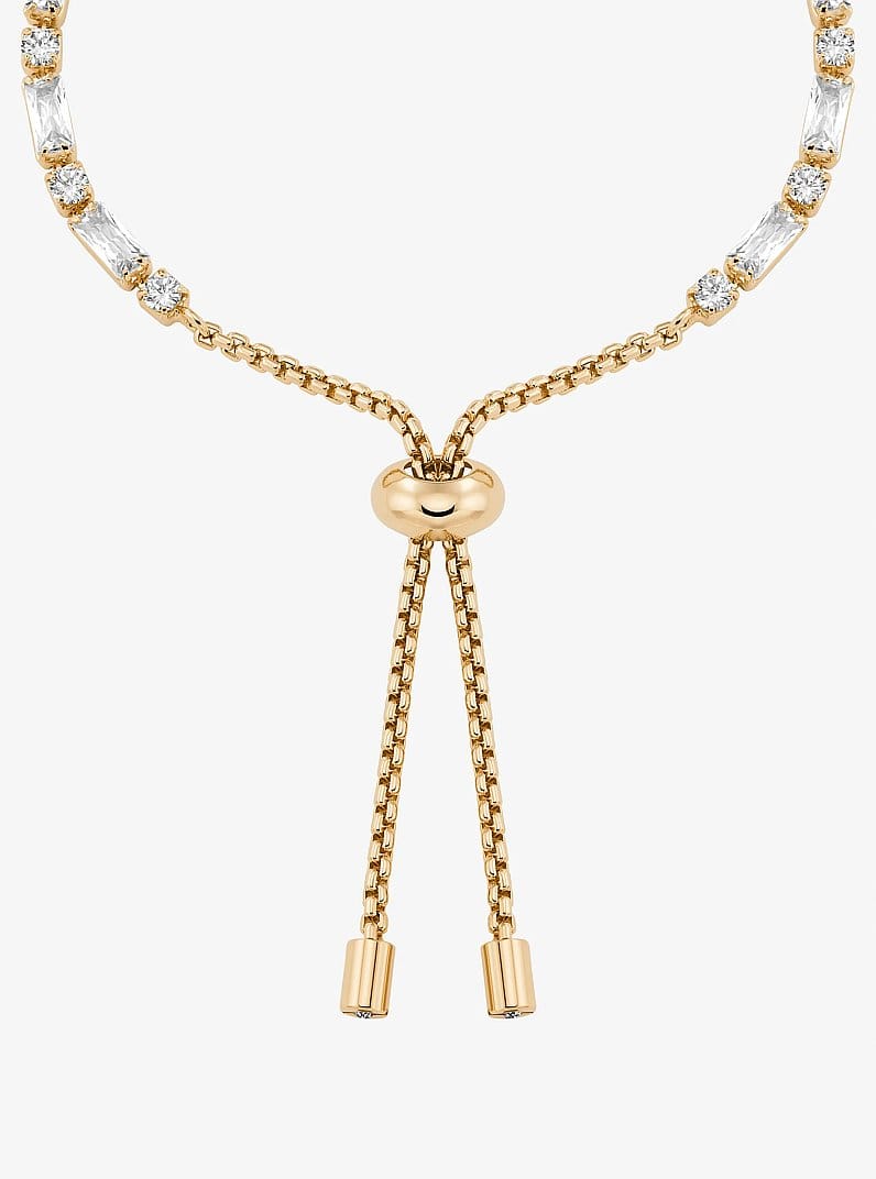 Pavé Baguette Slider Bracelet