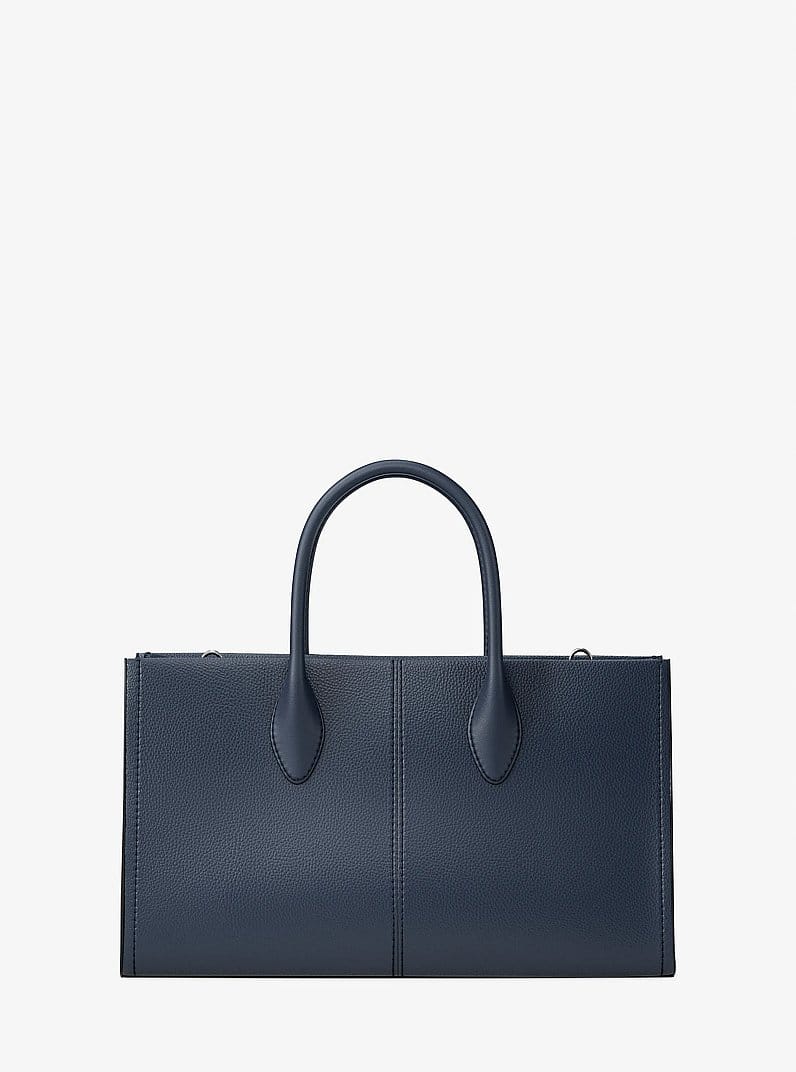 Mirella Medium Pebbled Leather Satchel