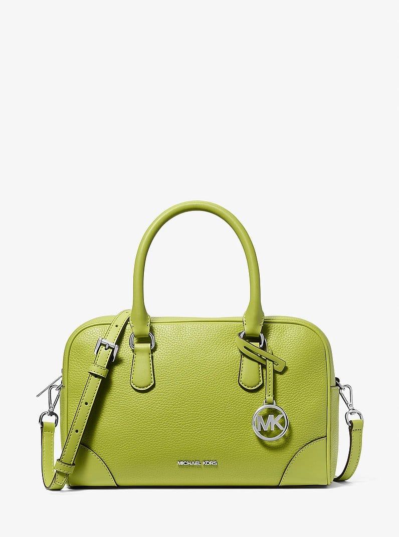 Thompson Medium Pebbled Leather Satchel