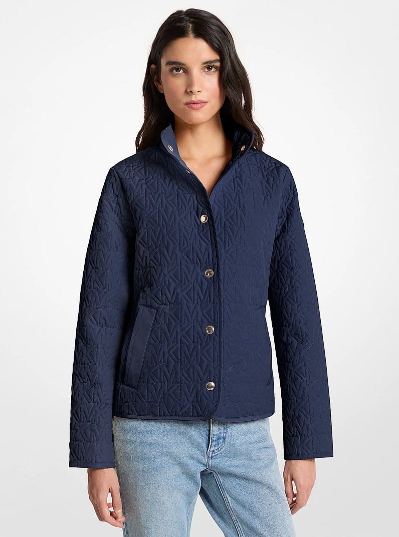Quilted Logo Jacket