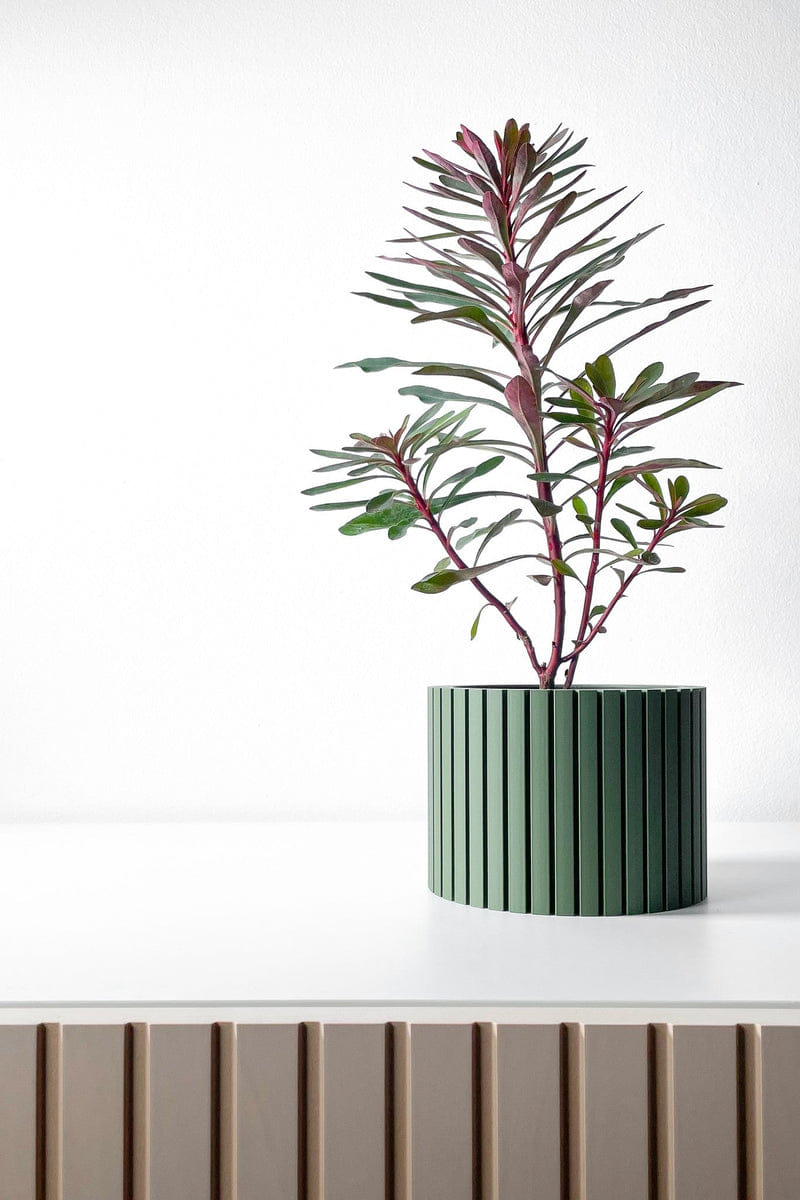 Rib Cylinder Planter