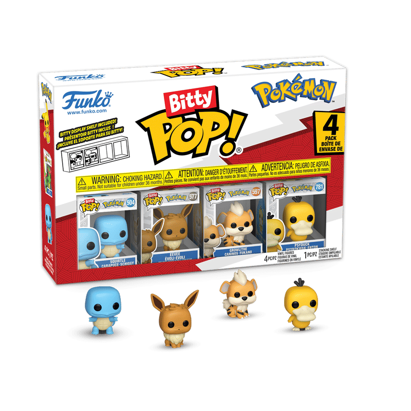 Bitty Pop! Pokémon 4-Pack Series 4