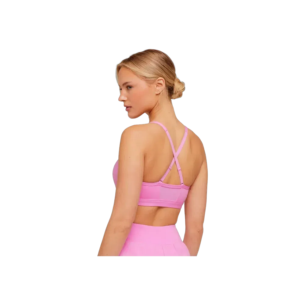 Gymshark Medium Support Ruched Sports Bra Focus Pink