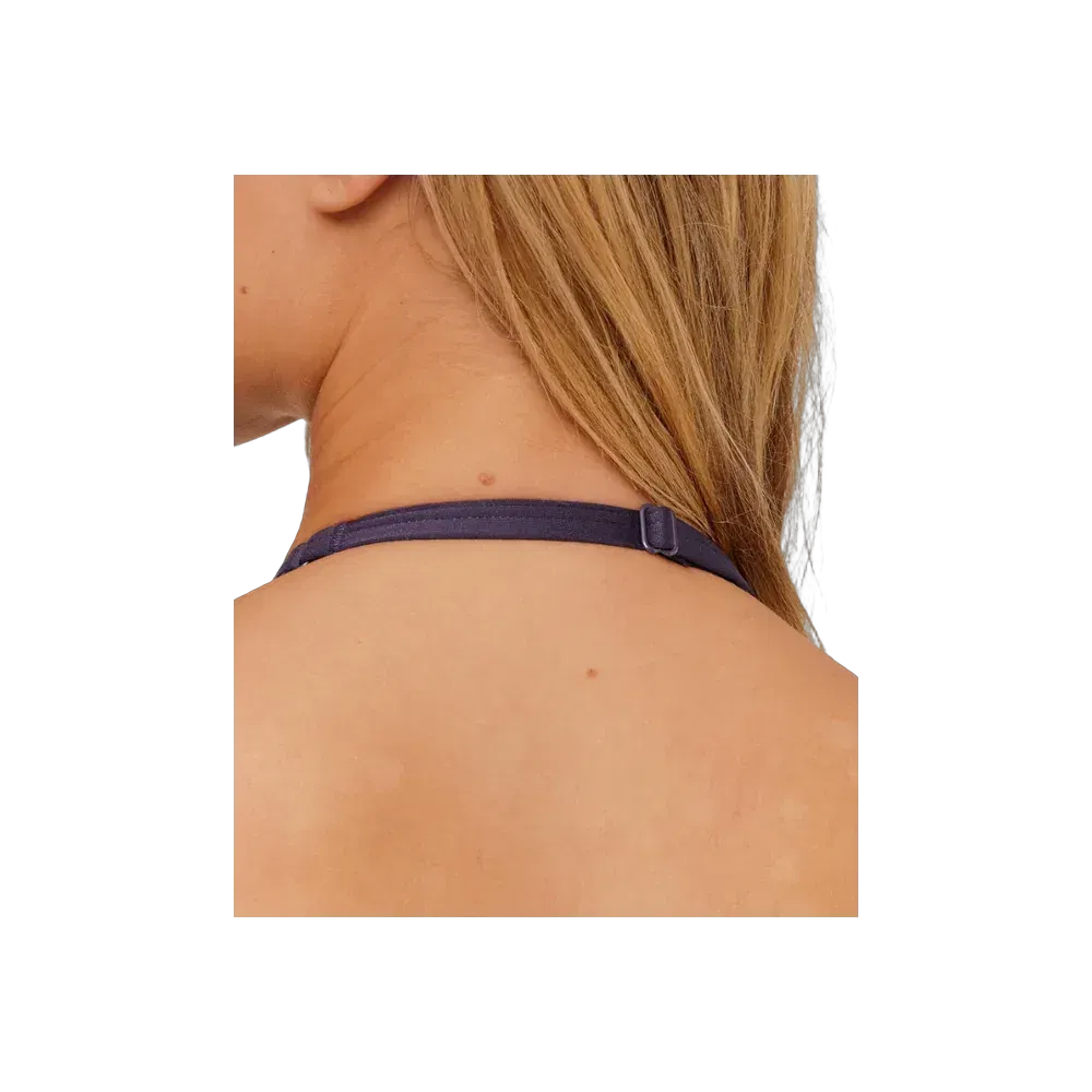 Gymshark Minimal Halterneck Sports Bra - Light Support Midnight Purple