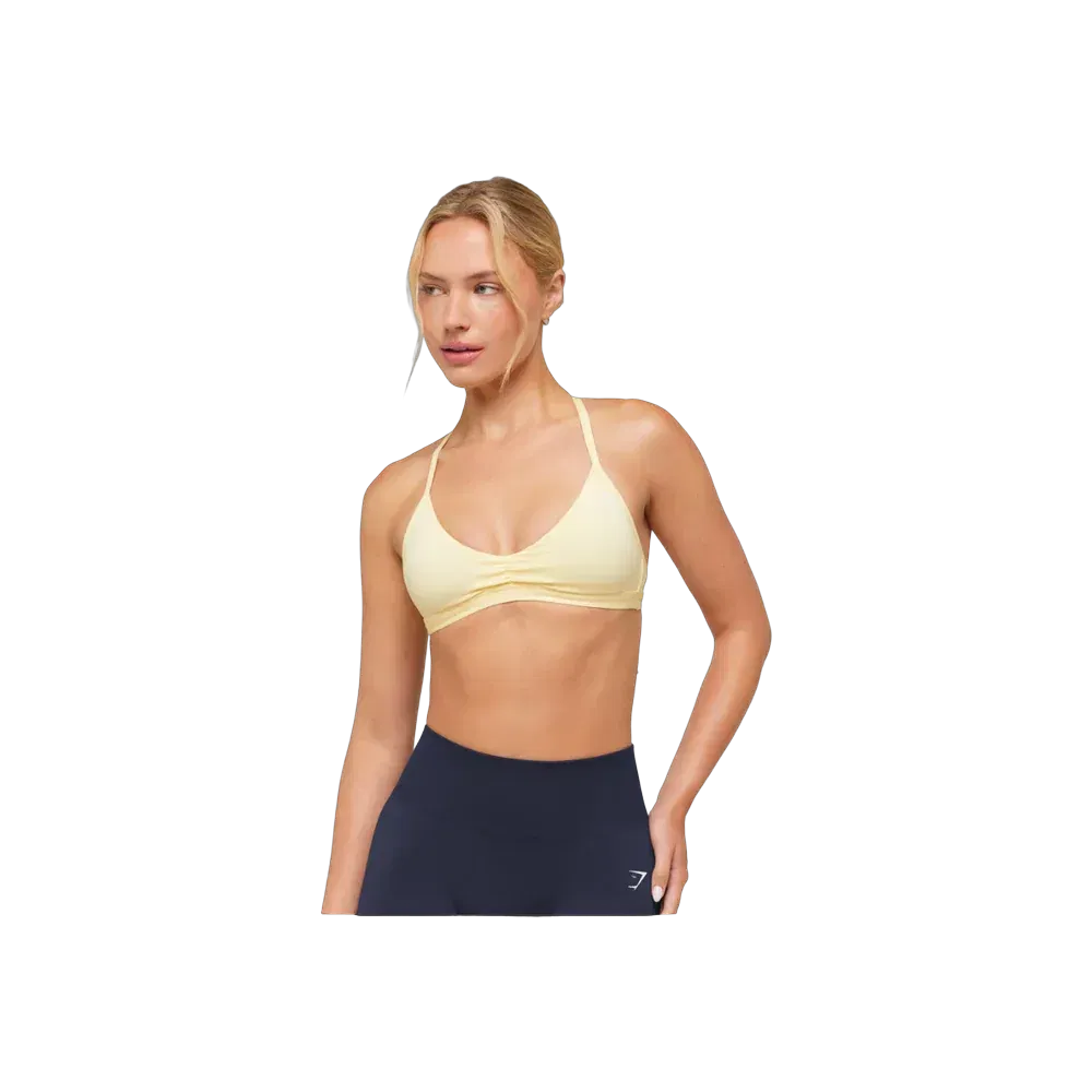 Gymshark Minimal Sports Bra 2.0 - Light Support Butter Yellow