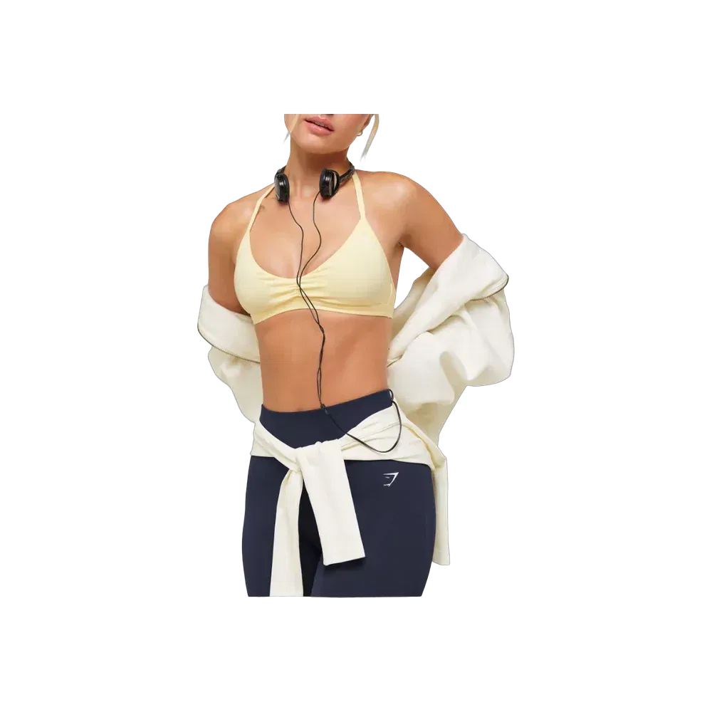 Gymshark Minimal Sports Bra 2.0 - Light Support Butter Yellow