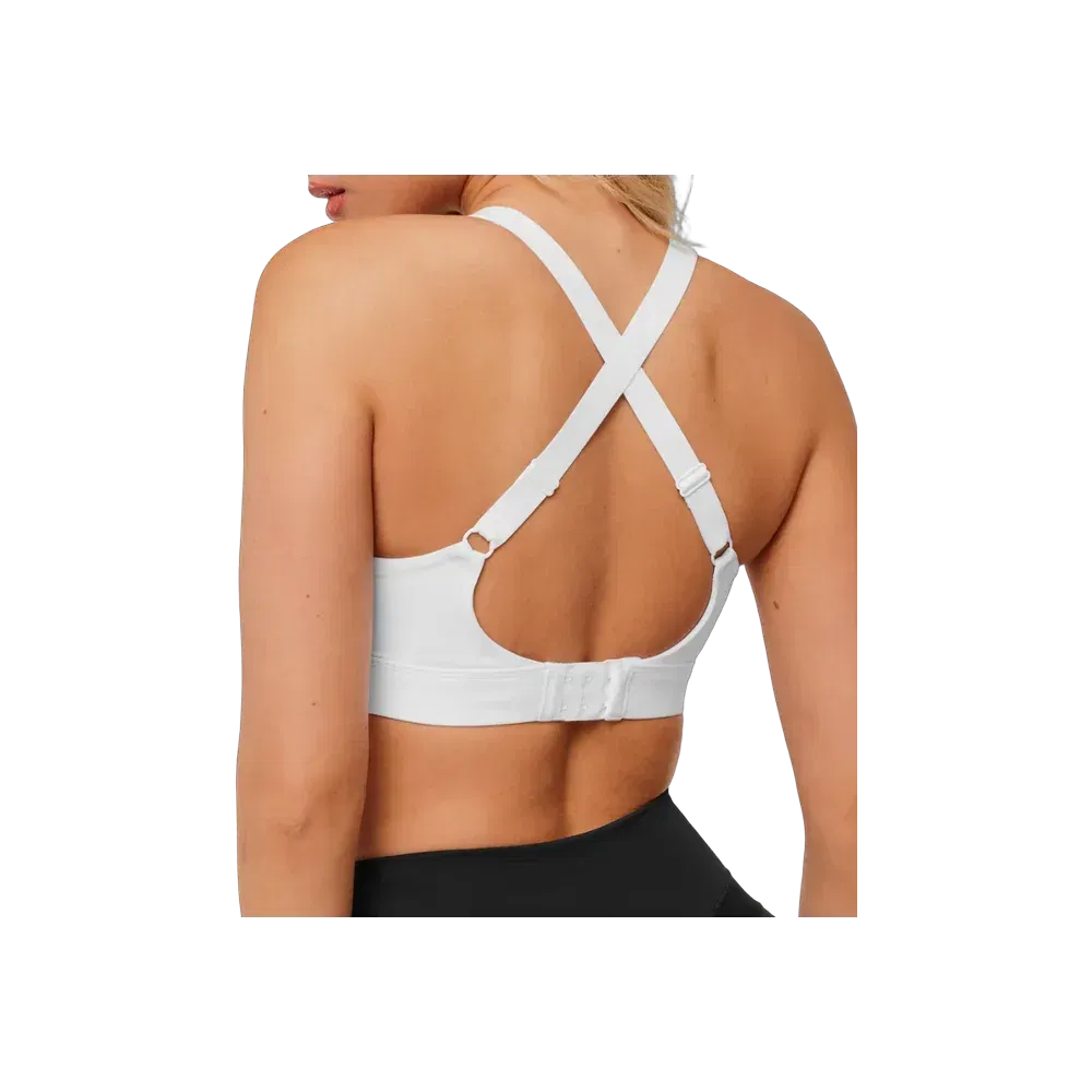 Gymshark High Support Ruched Sports Bra GS White