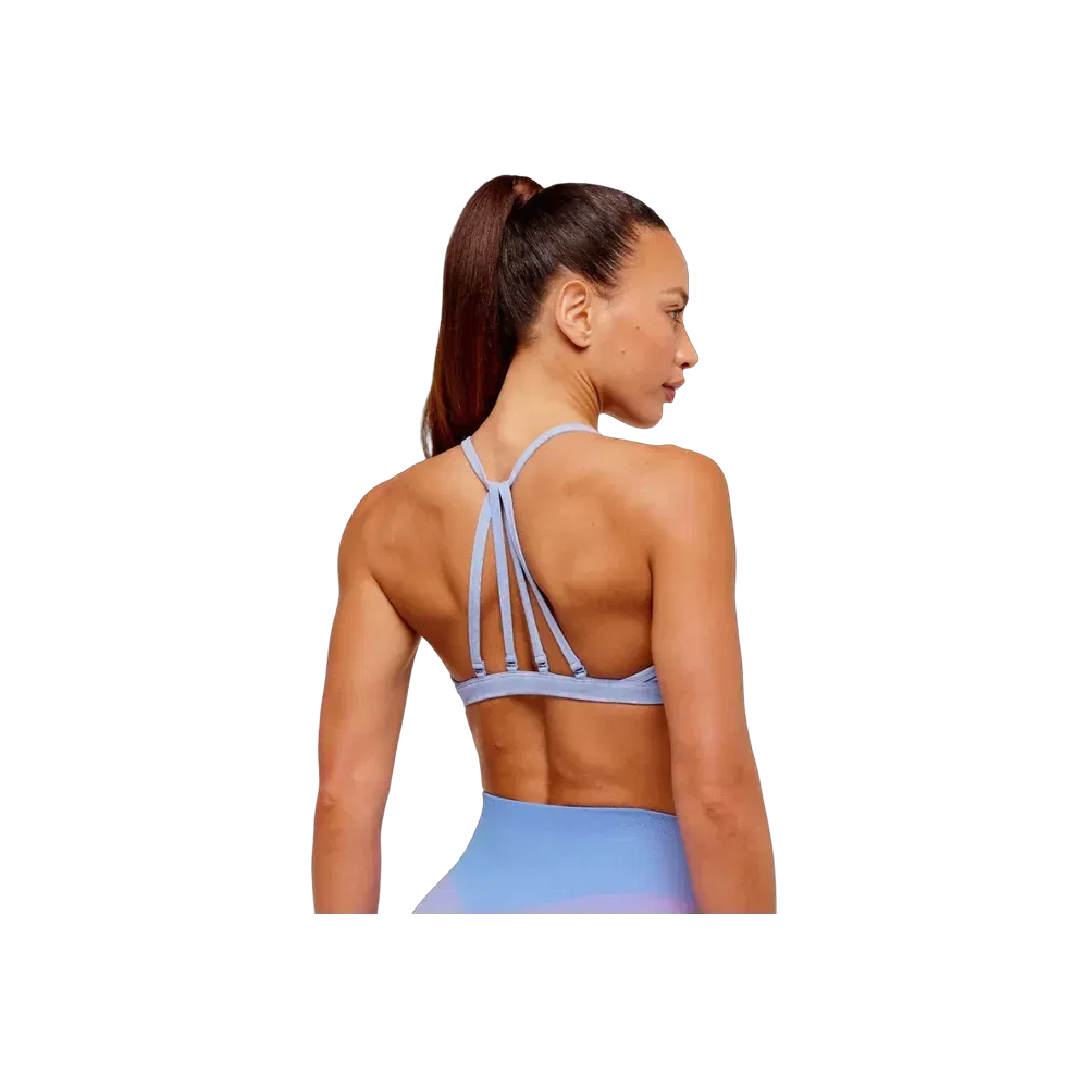 Gymshark Minimal Halterneck Sports Bra - Light Support Steady Purple
