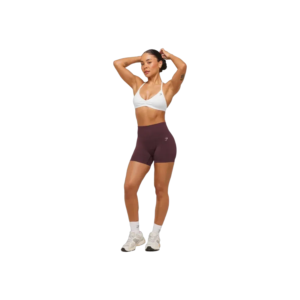 Gymshark Minimal Sports Bra 2.0 - Light Support White