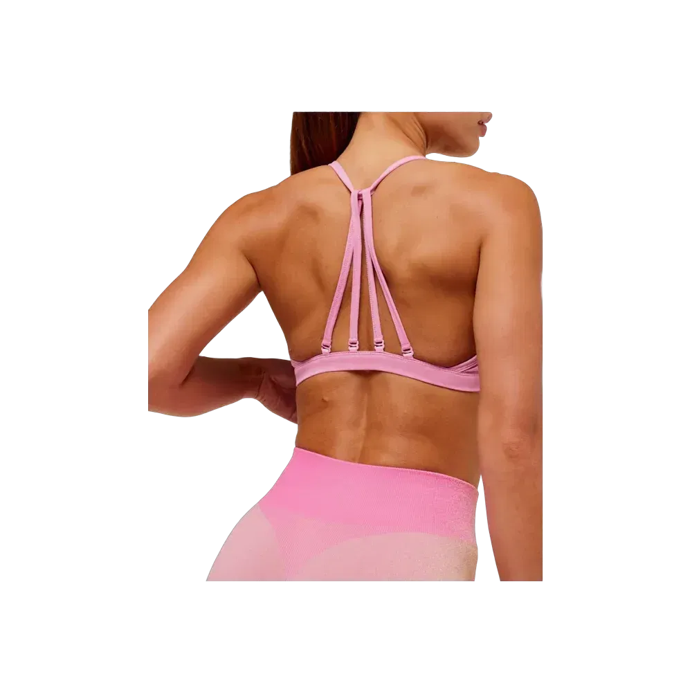 Gymshark Washed Minimal Sports Bra - Light Support Focus Pink