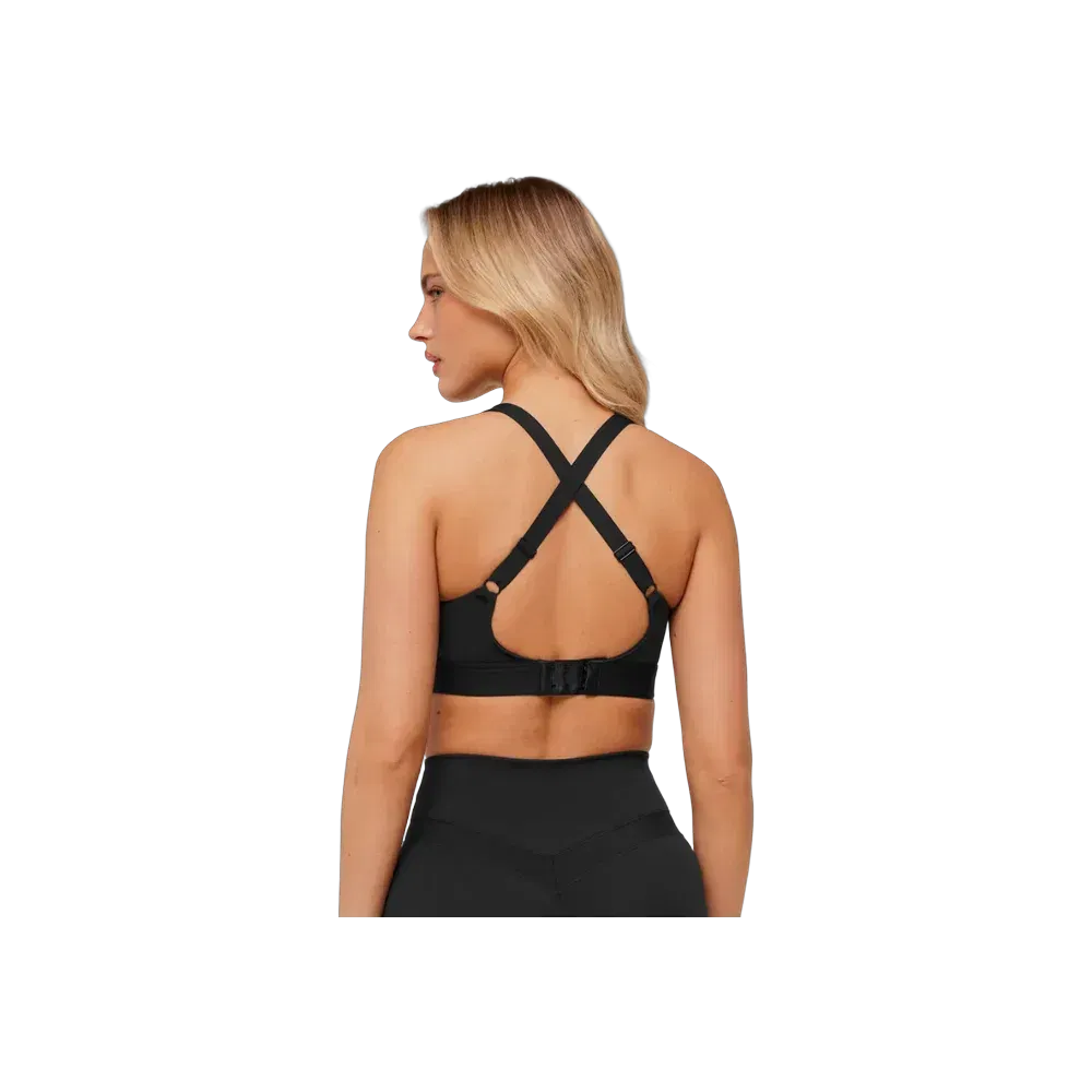 Gymshark High Support Ruched Sports Bra GS Black