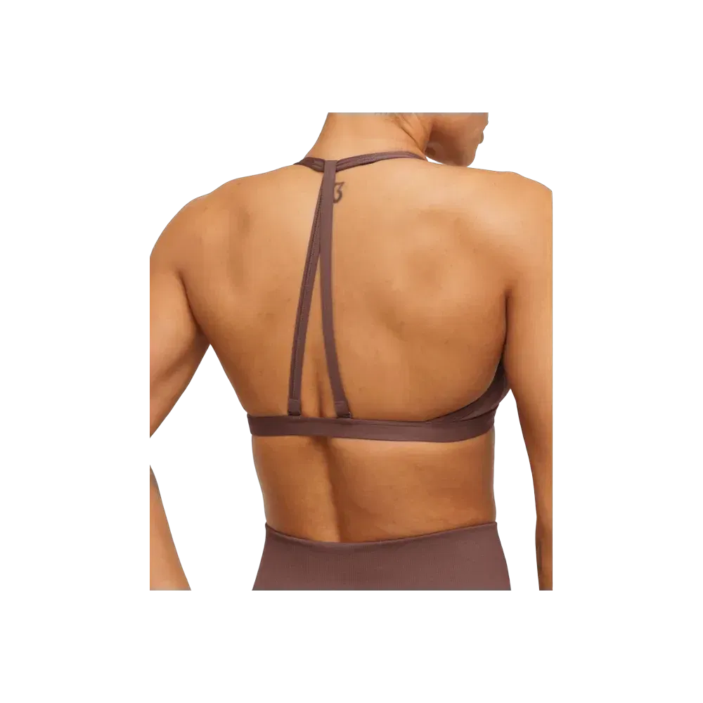 Gymshark Minimal Sports Bra 2.0 - Light Support Espresso Brown