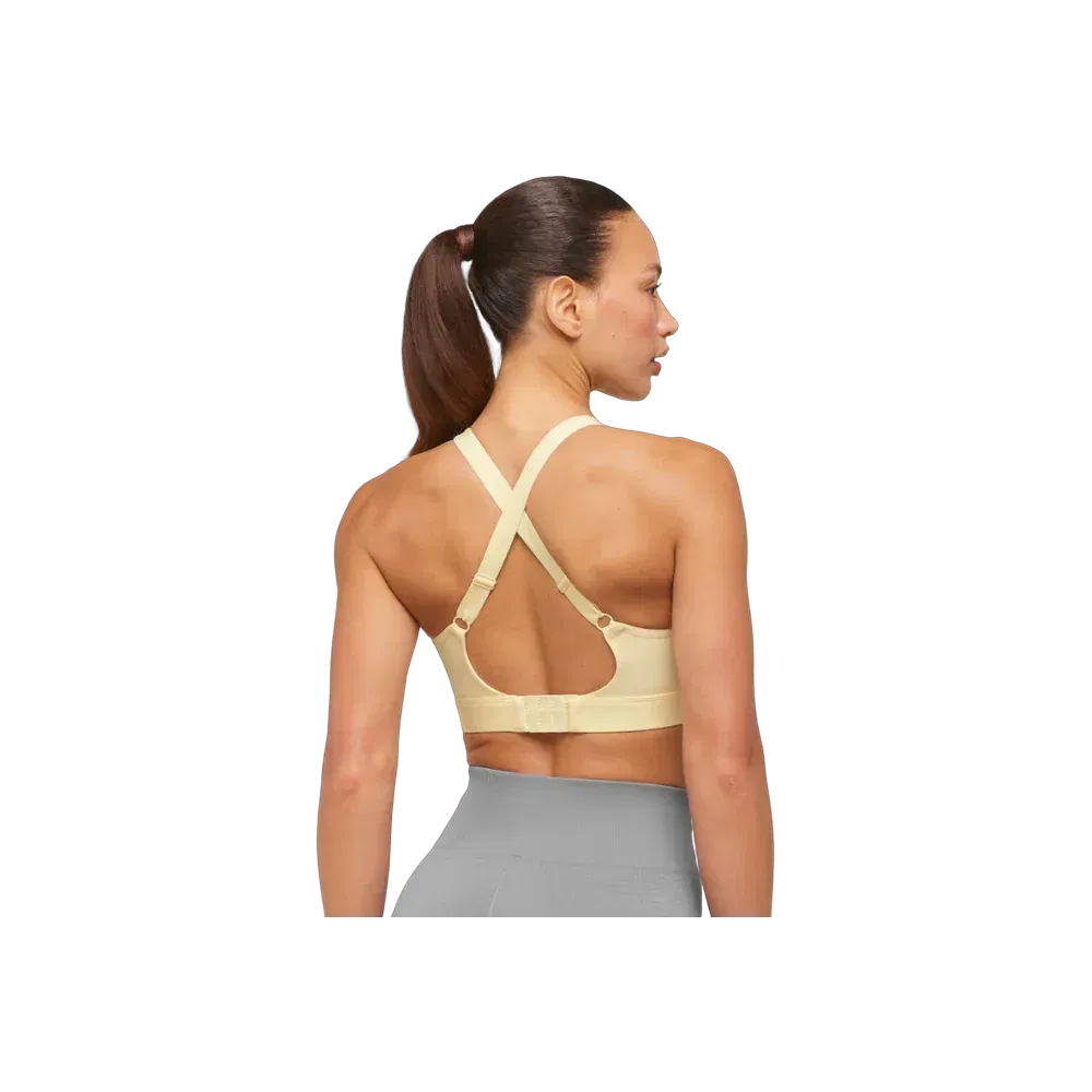 Gymshark High Support Ruched Sports Bra Butter Yellow