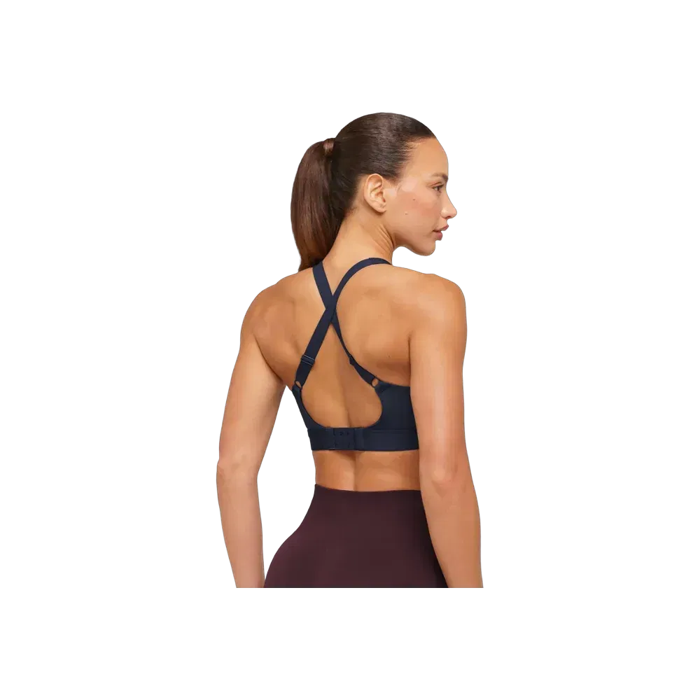 Gymshark High Support Ruched Sports Bra Heavy Blue