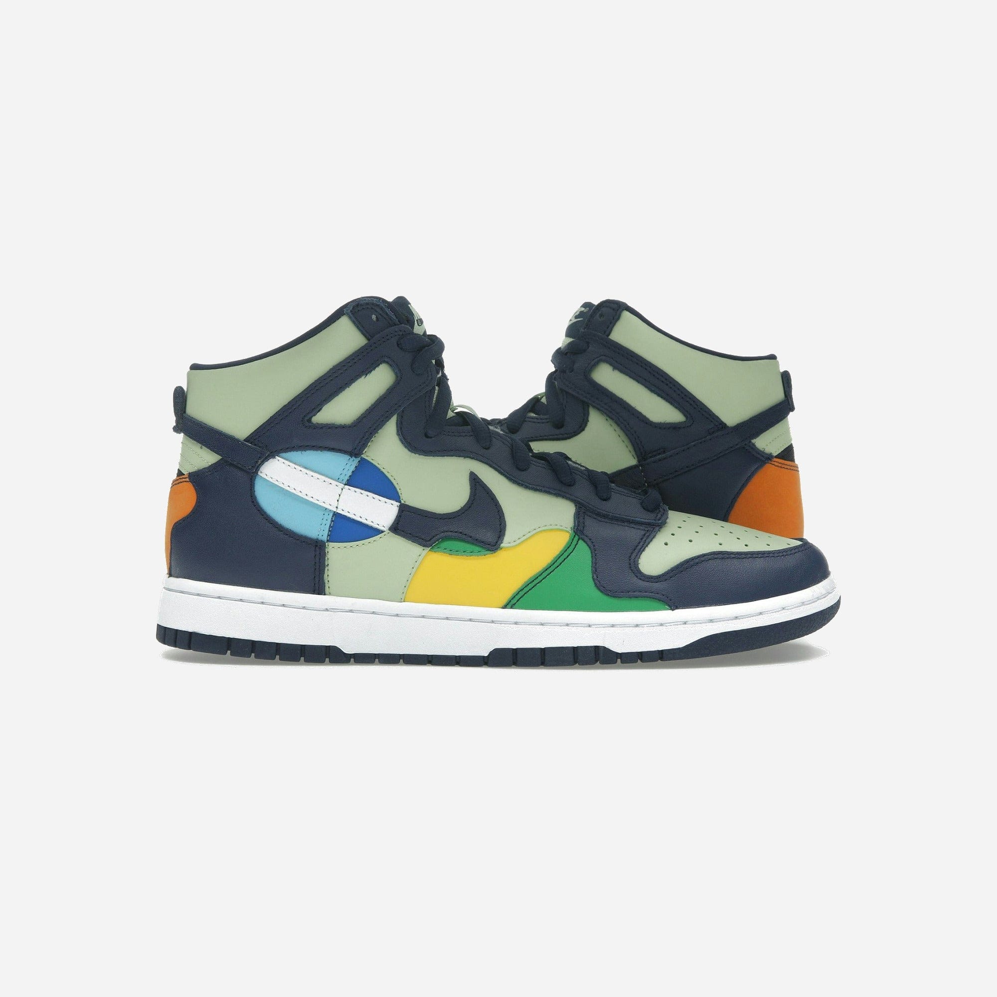 Nike Dunk High See Through Pistachio Midnight Navy WMNS