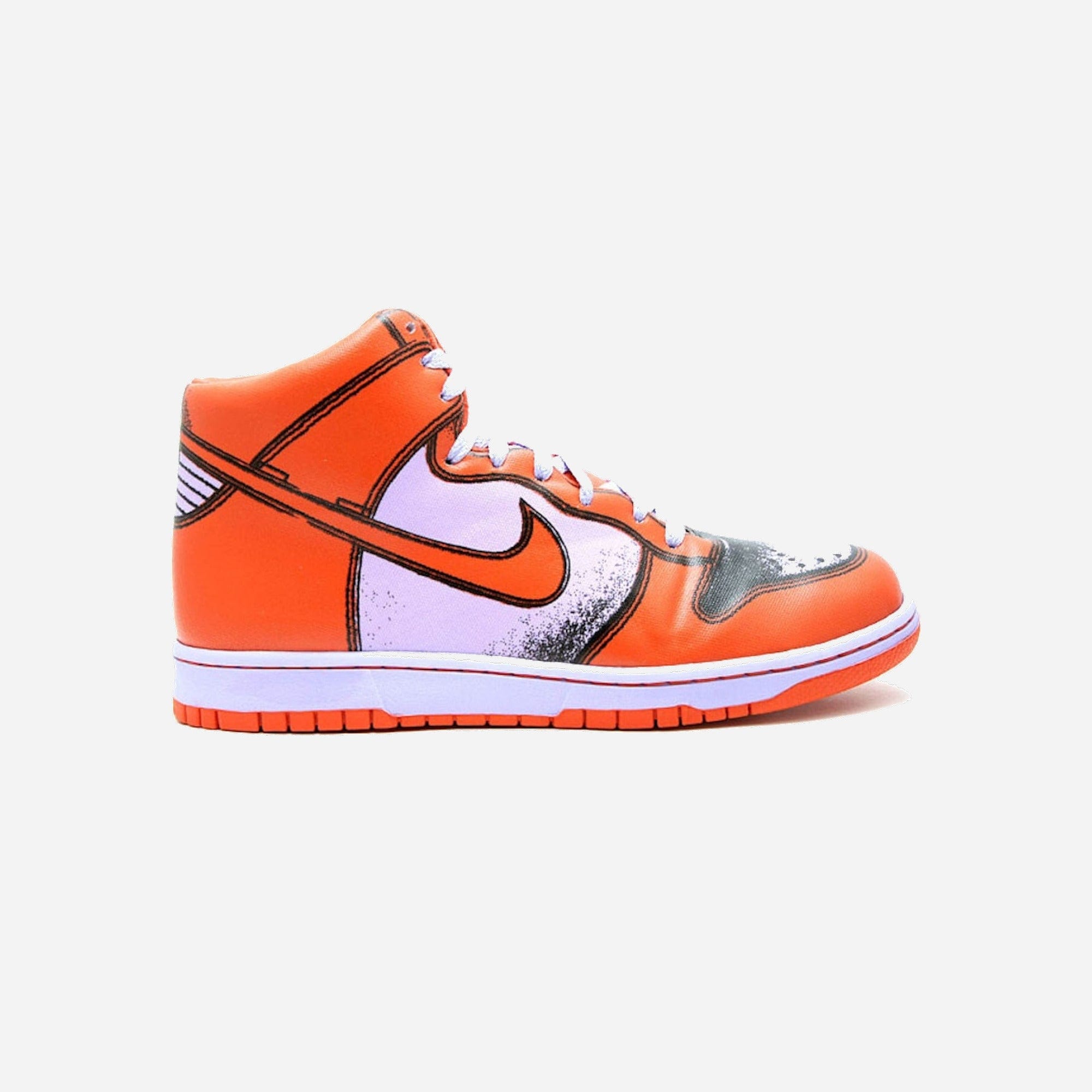 Nike Dunk High One Piece Premium Lilac Ice Deep Orange