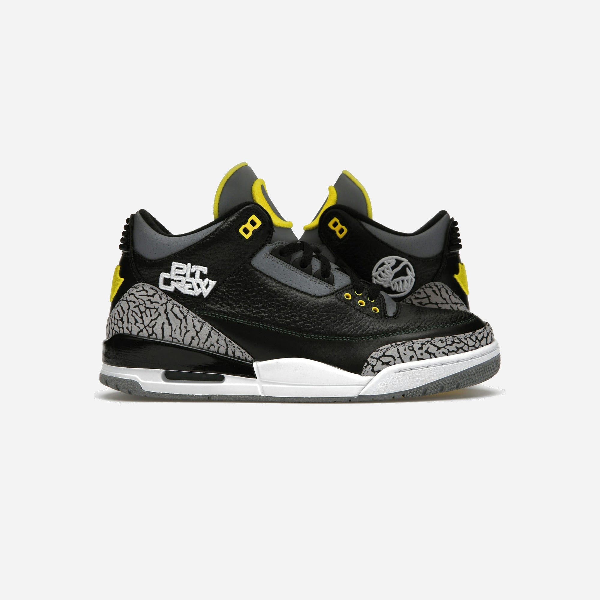 Nike Air Jordan 3 Retro Oregon Ducks Pit Crew Black