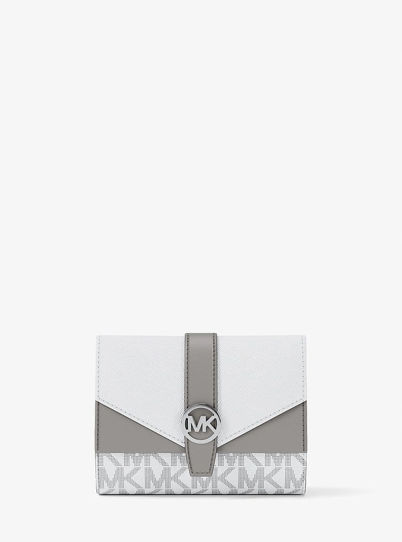 Greenwich Medium Signature Logo Trifold Wallet