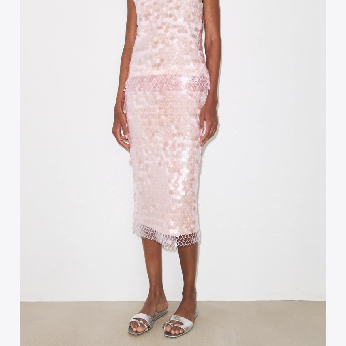 Sequin Mesh Skirt