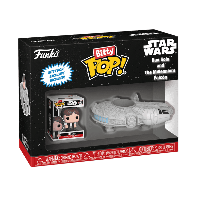 Bitty Pop! Rides Han Solo and The Millennium Falcon