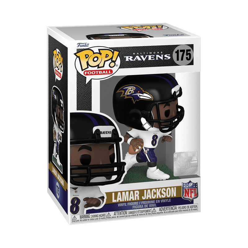 Pop! Lamar Jackson (Away Uniform)