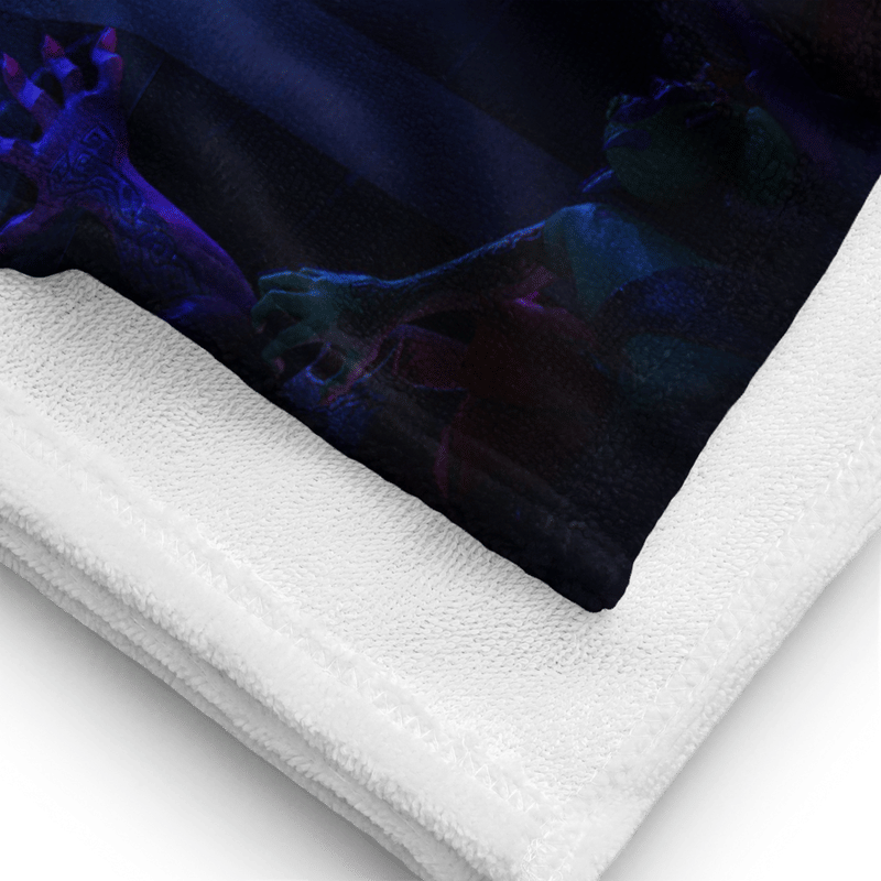 KPop Demon Hunters Movie Poster Beach Towel