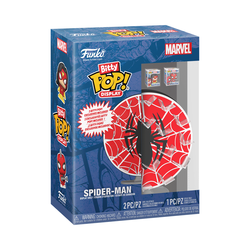 Bitty Pop! Display Spider-Man Web