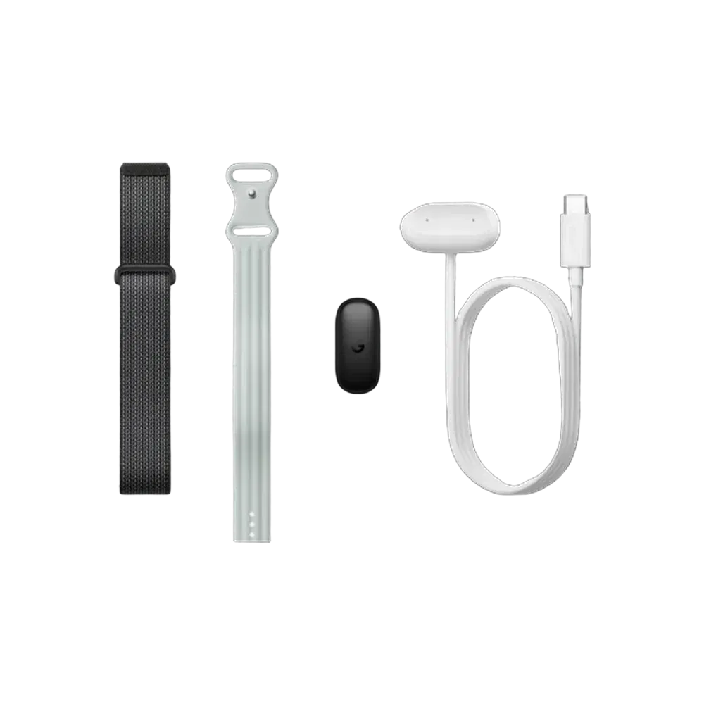 Google Fitbit Air Active Bundle - Obsidian + Active Band (Two-Year Warranty Included)