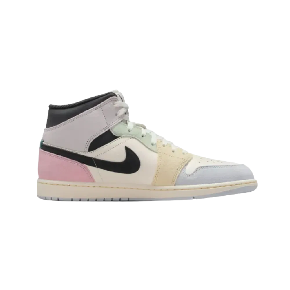 Air Jordan 1 Mid 'Sail Iced Jade'