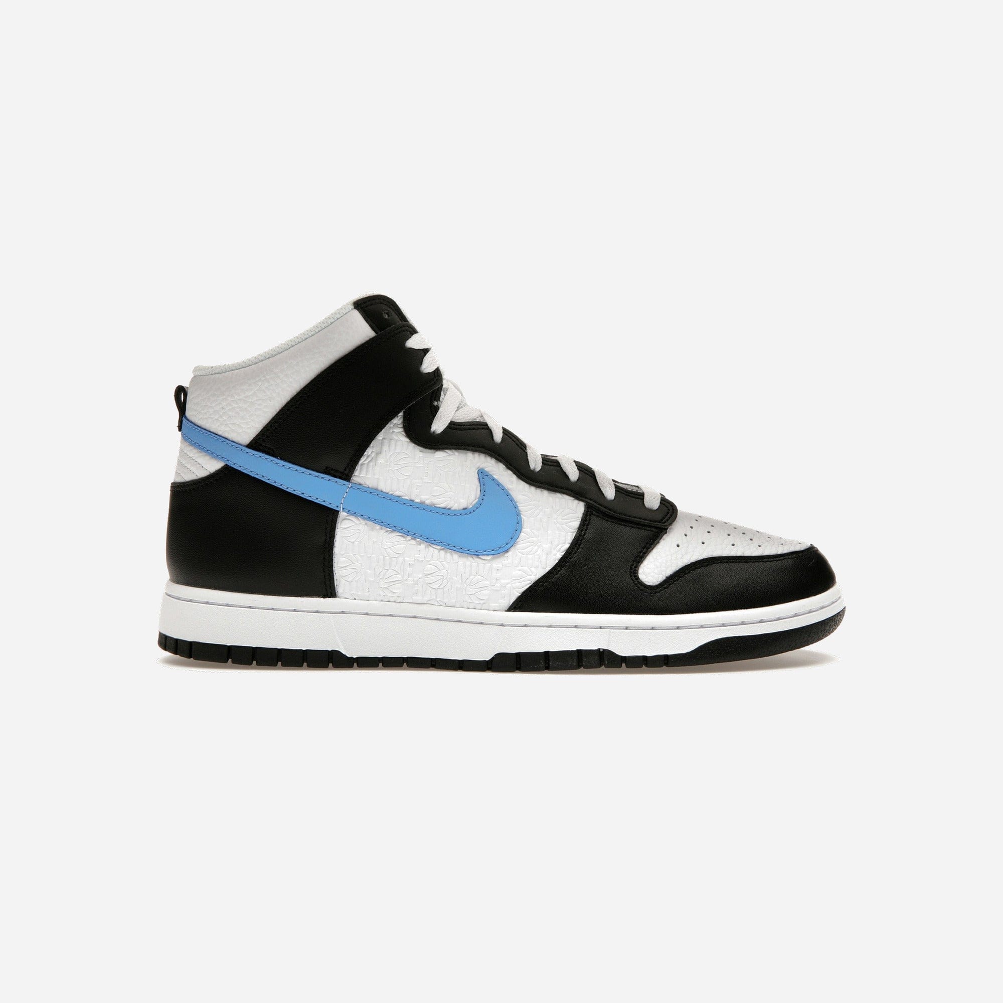 Nike Dunk High Retro Flc Black University Blue White