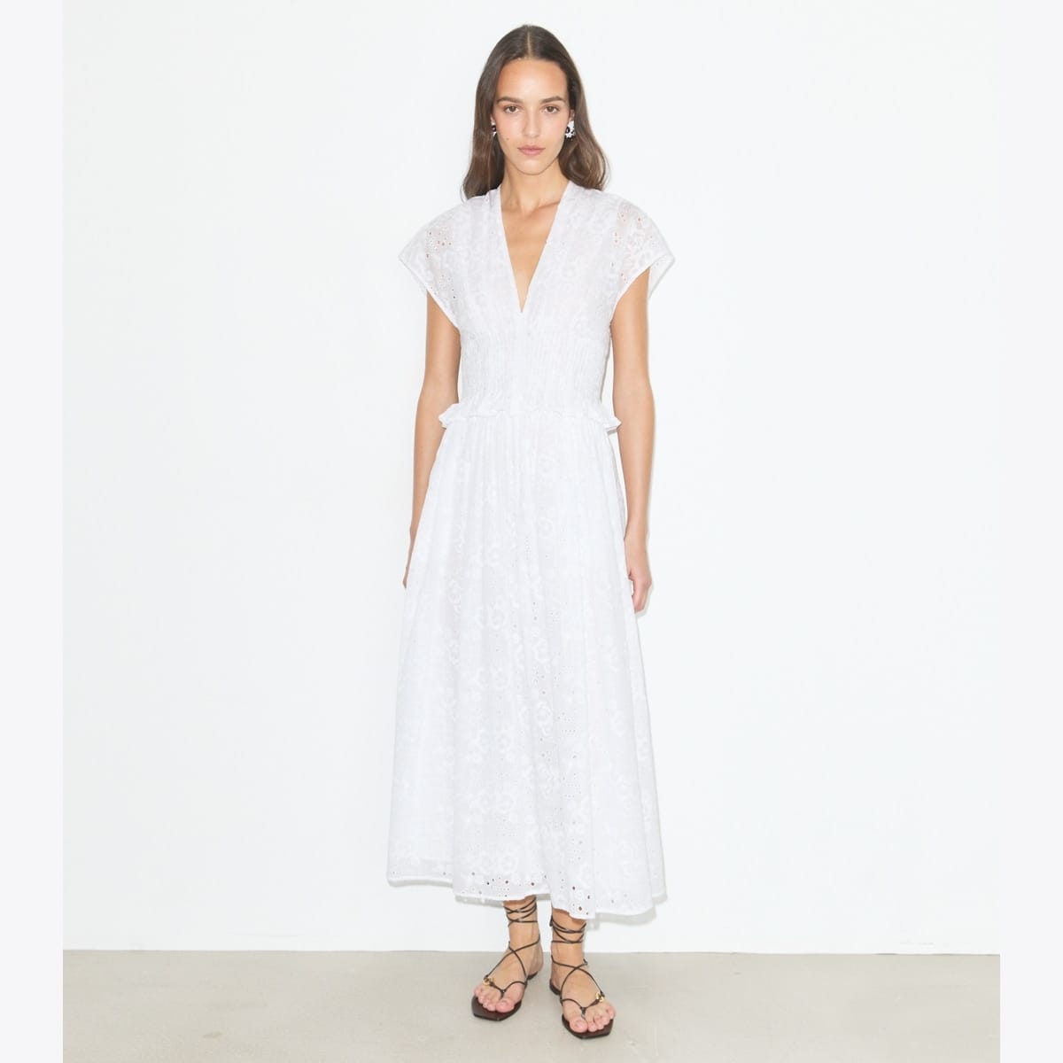 Eyelet Cotton Dress