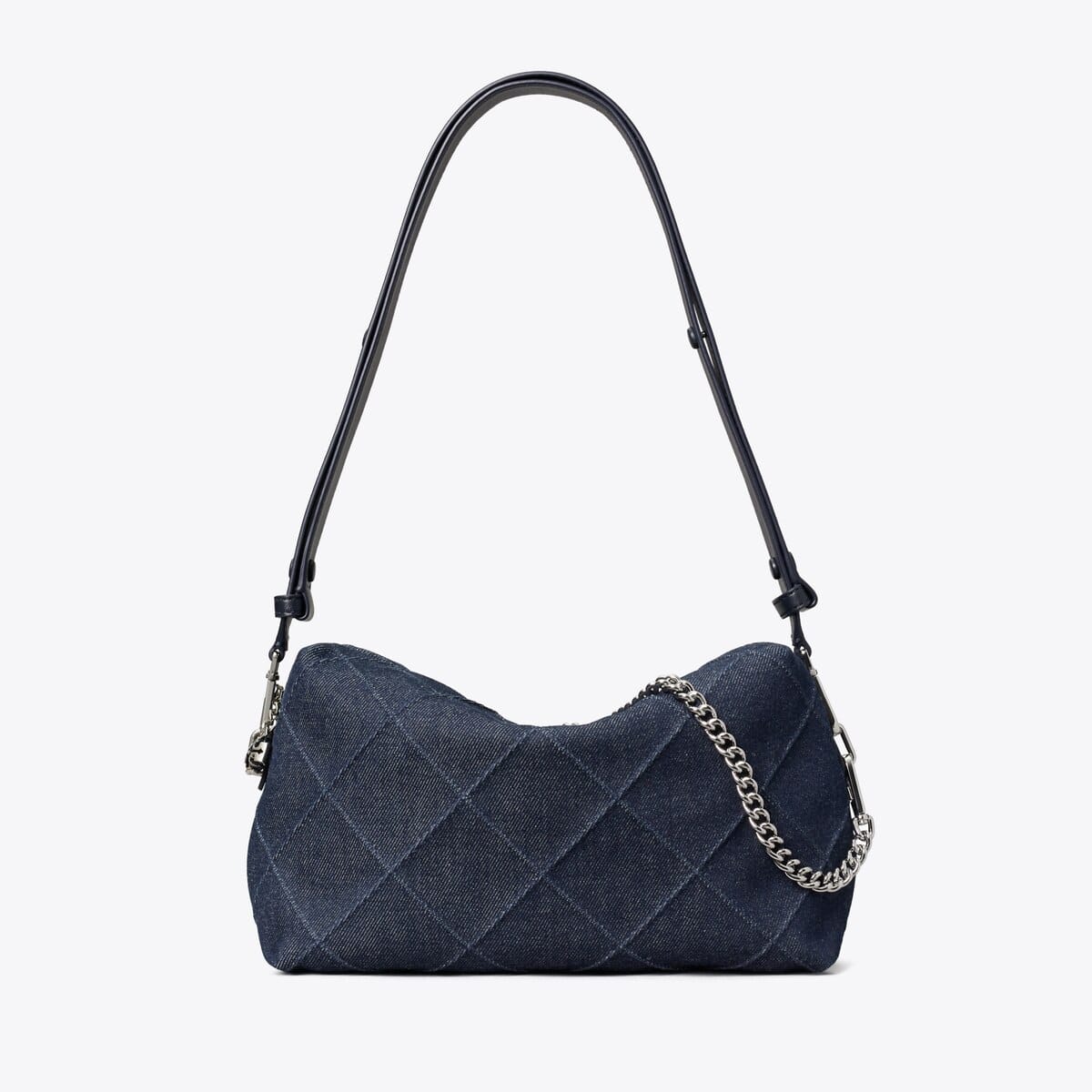 Large Fleming Denim Soft Crossbody Bag