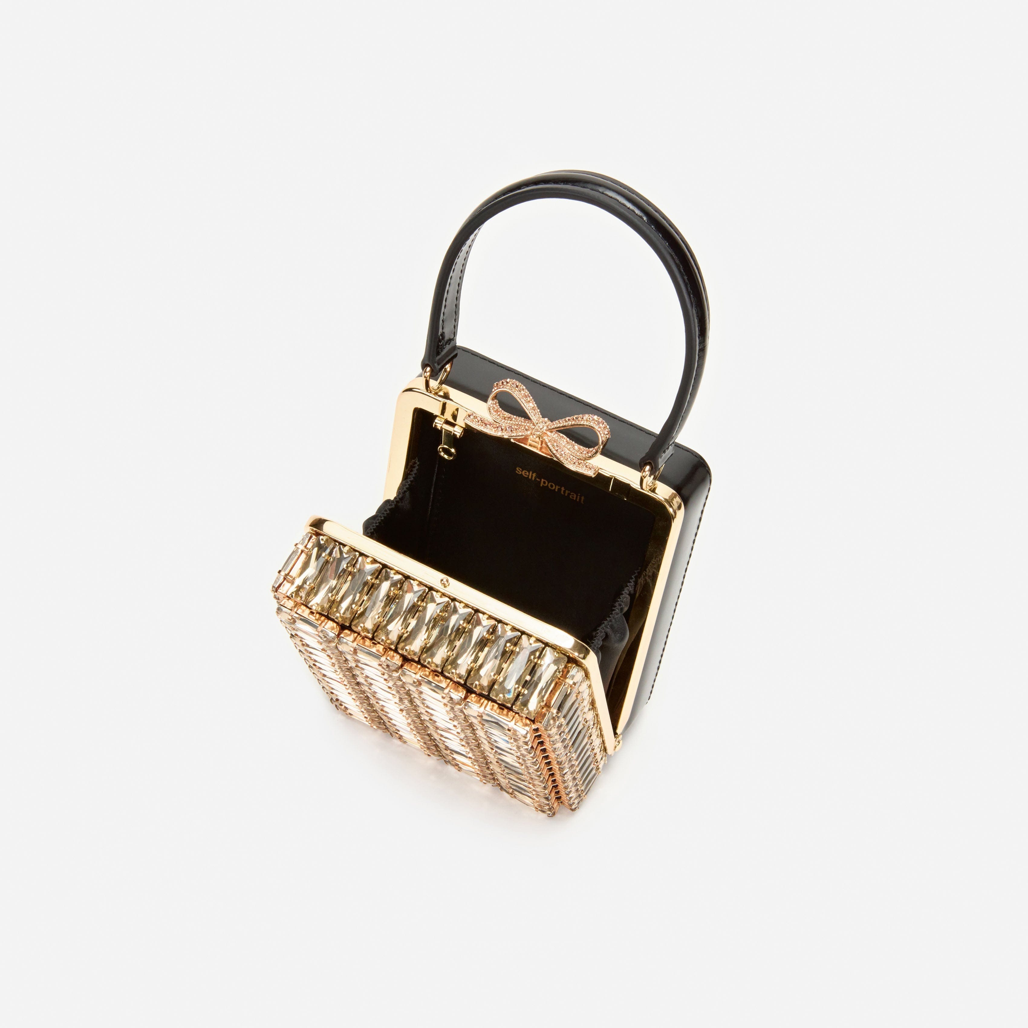 Gold Crystal Micro Bag