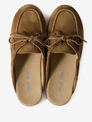 Miu Miu faded suede mules