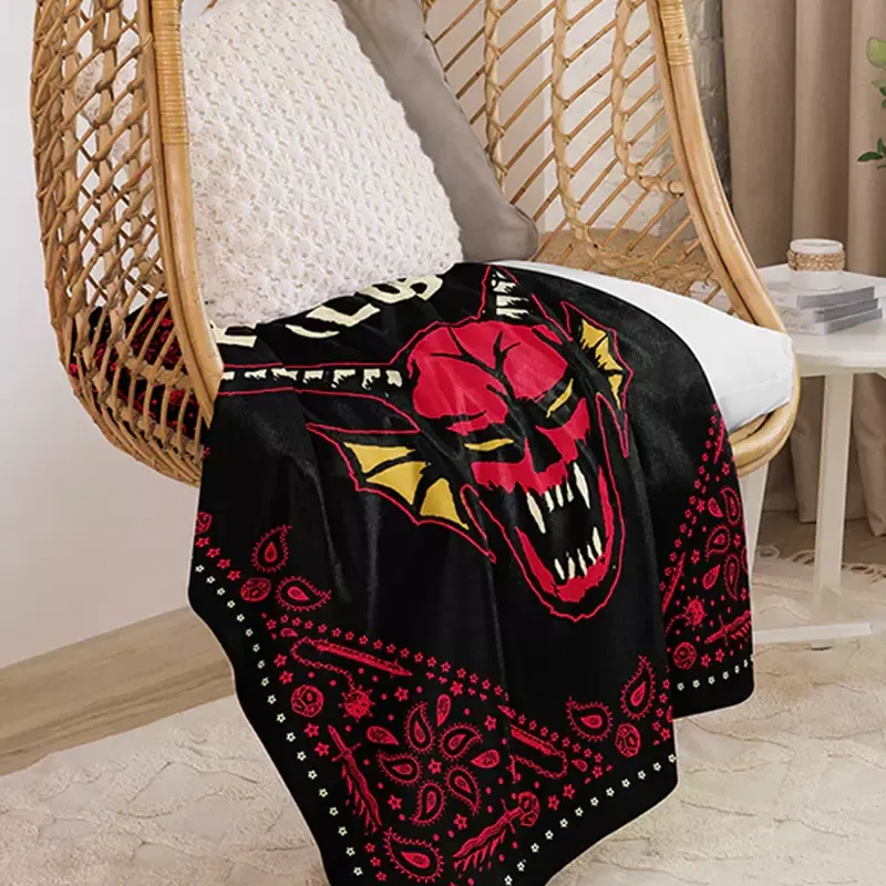 Stranger Things Hellfire Club Sherpa Blanket