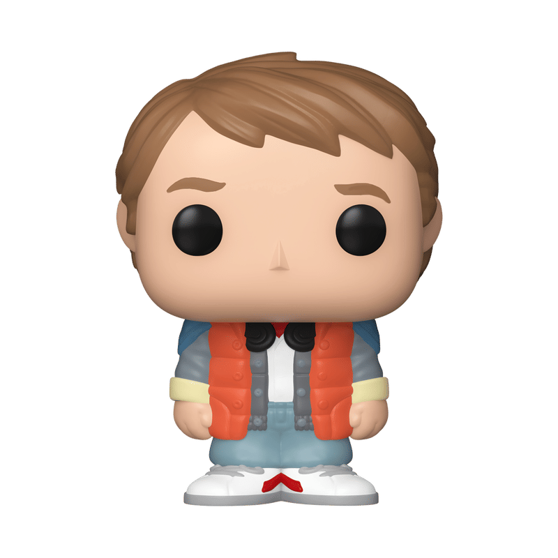 Bitty Pop! Rides Marty McFly and Time Machine