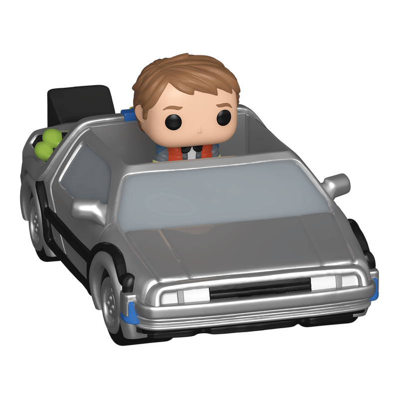 Bitty Pop! Rides Marty McFly and Time Machine